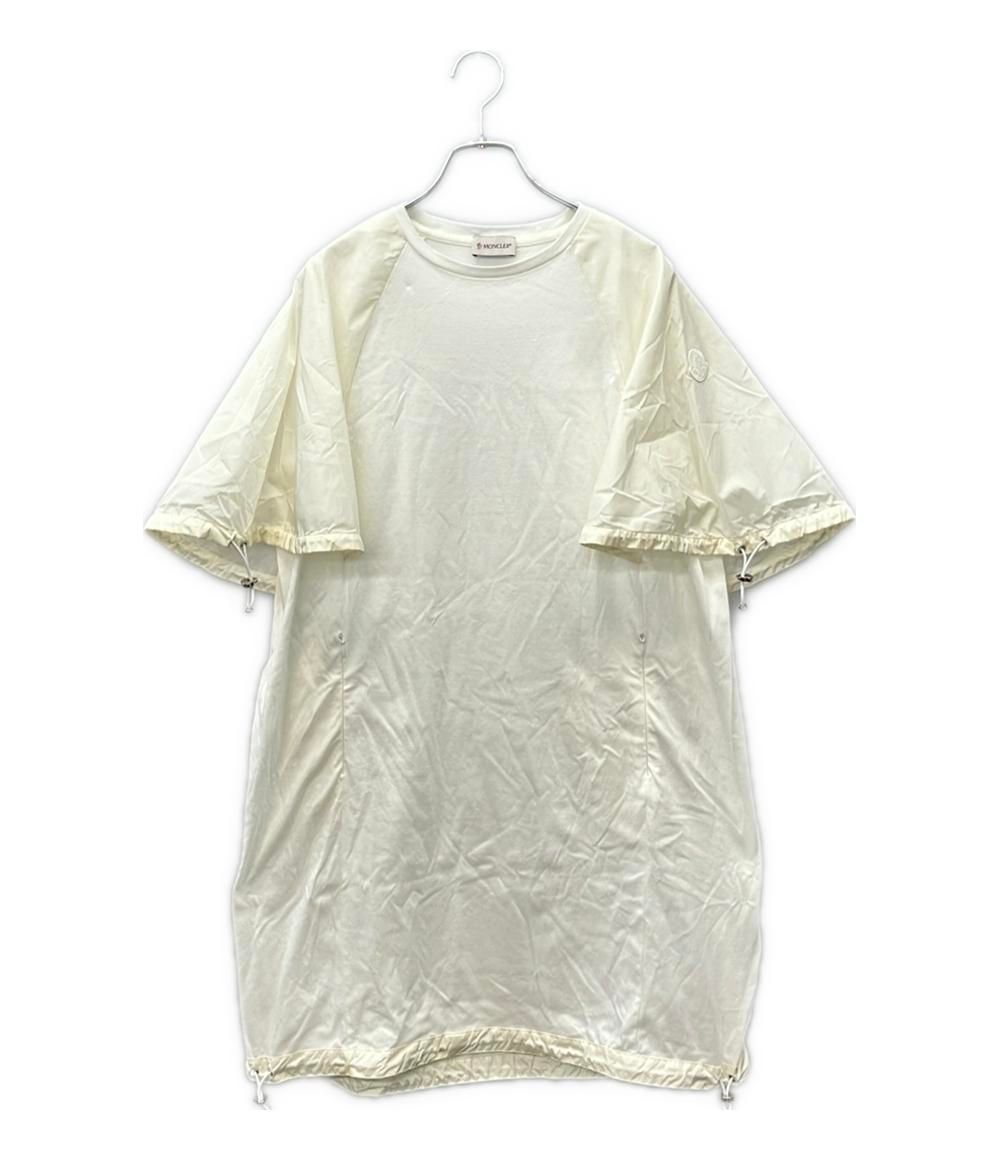 モンクレール 半袖ワンピース 異素材切替ワンピース H10938I00006 レディース SIZE XS MONCLER