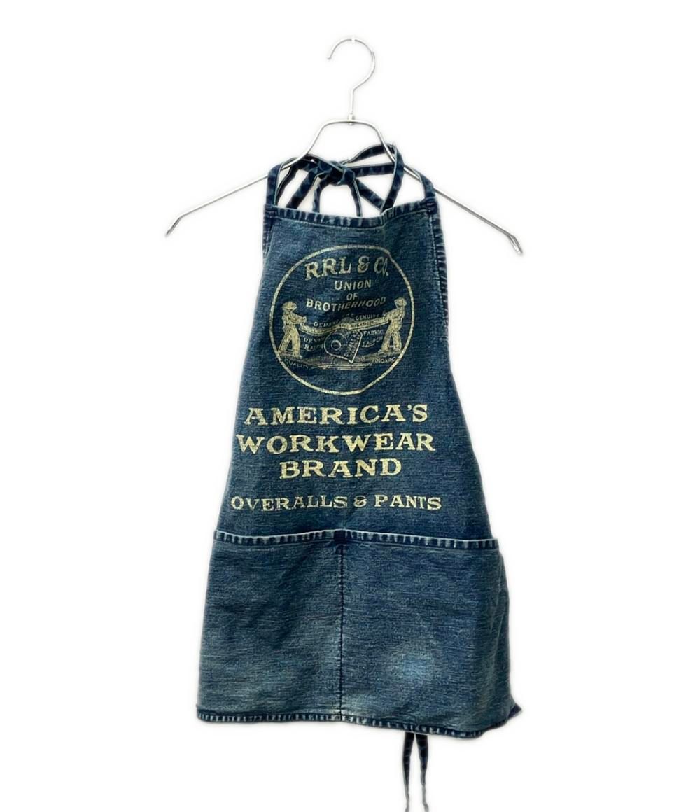 ダブルアールエル デニムエプロン ヴィンテージ加工 メンズ SIZE ONE SIZE F RRL