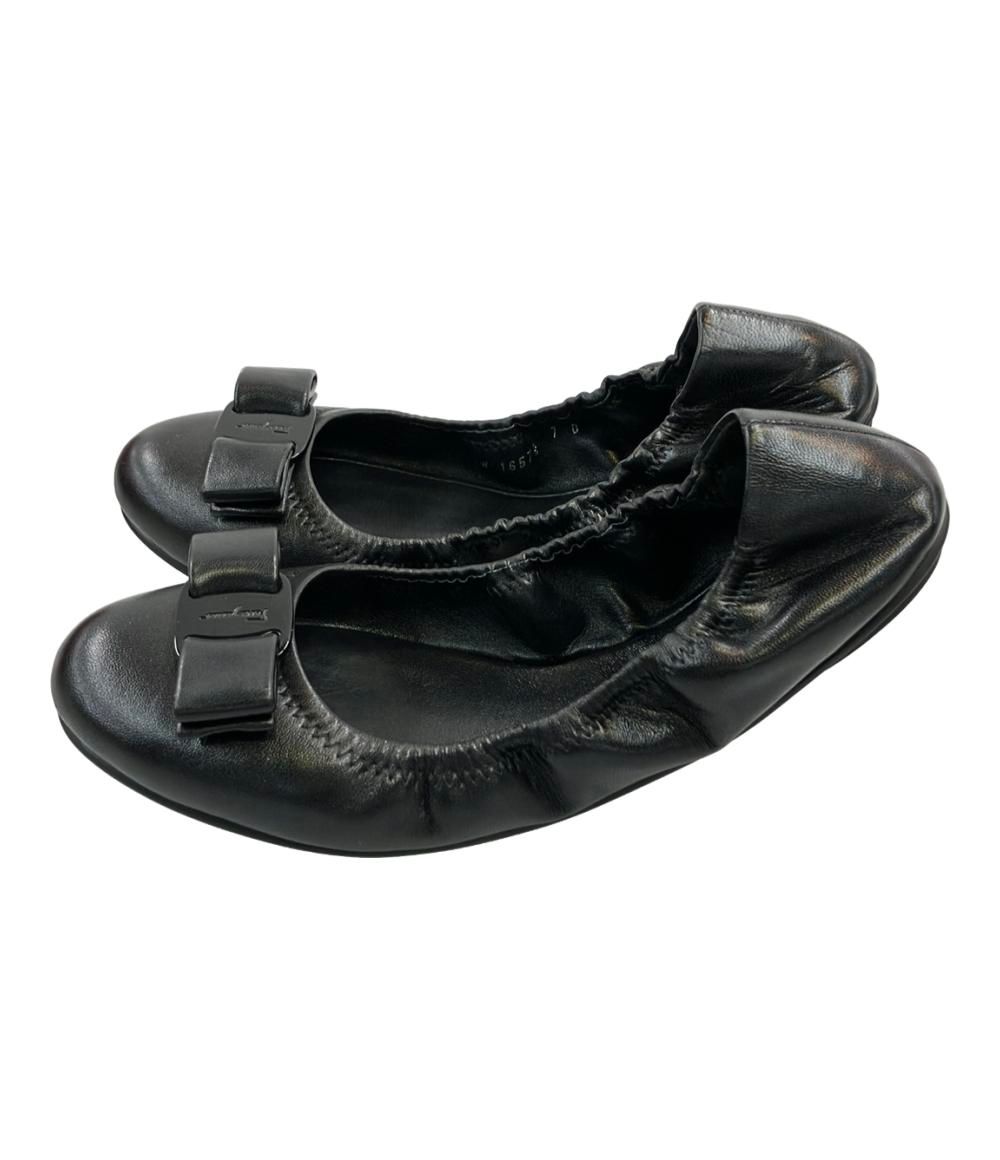 サルヴァトーレフェラガモ フラットパンプス レディース SIZE 7 24.1 cm Salvatore Ferragamo
