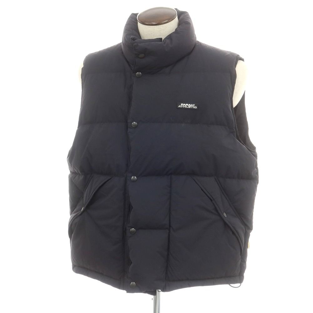クリアランス 【】ファーラー FARAH ナイロン ダウンベスト ブラック