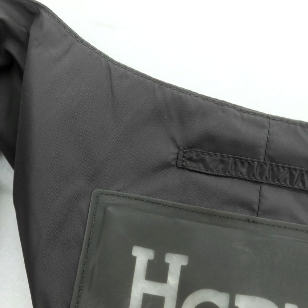 ヘルノ Herno ナイロン ダブル ダウンベスト グレー【サイズ42】【メンズ】