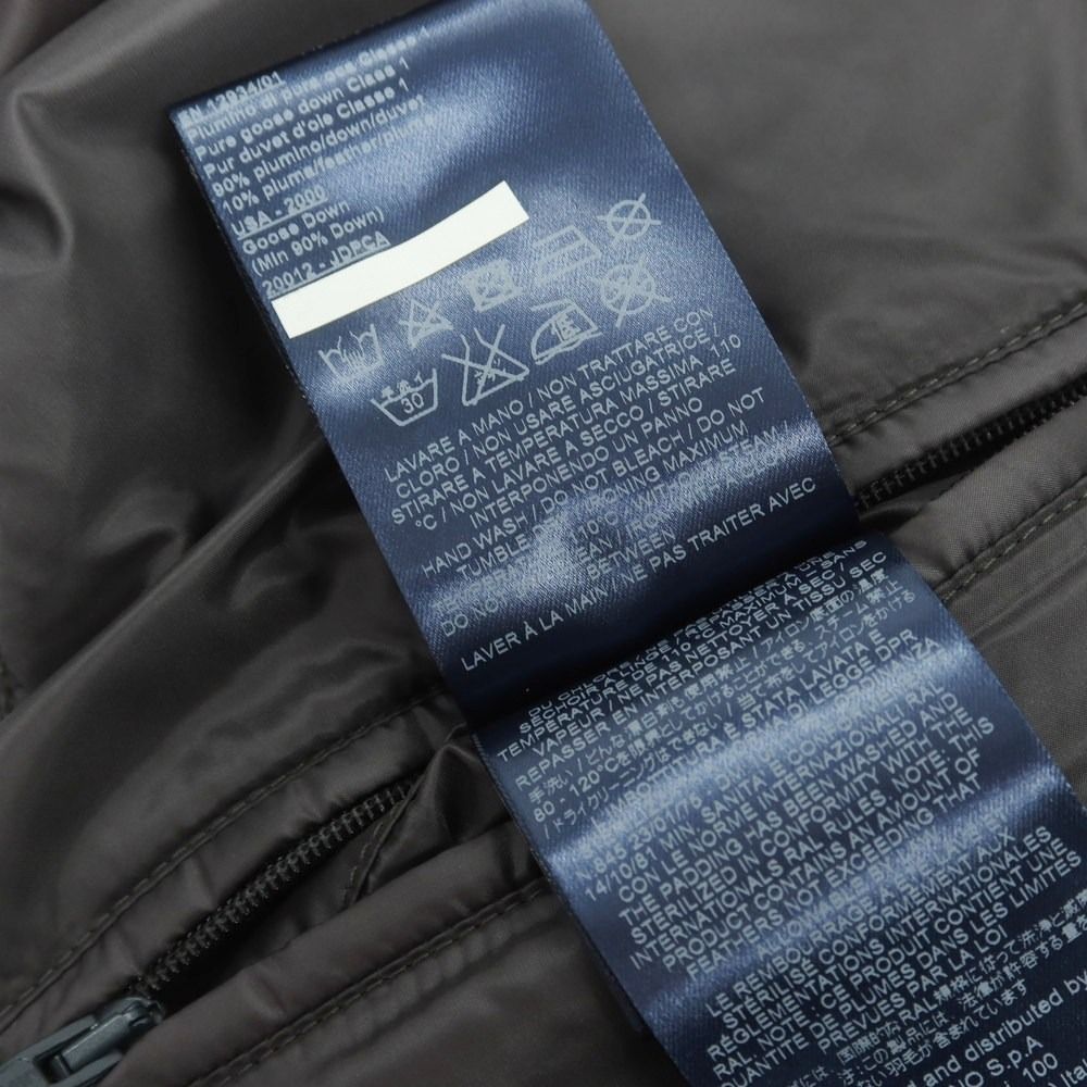 ヘルノ Herno ナイロン ダブル ダウンベスト グレー【サイズ42】【メンズ】