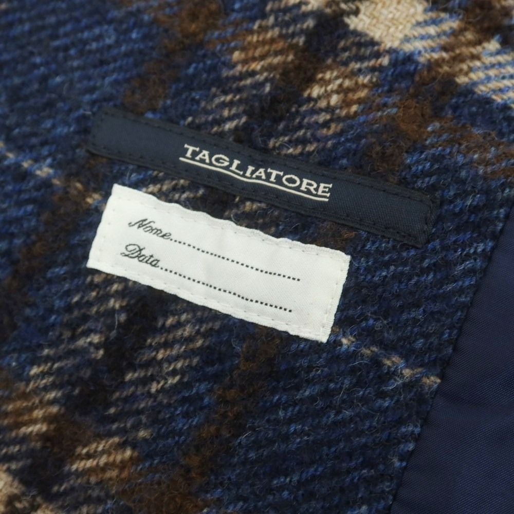 【TAGLIATORE】タリアトーレ チェック ジレ 2024春夏新作 ファッション タリアトーレ ジレ グレンチェック