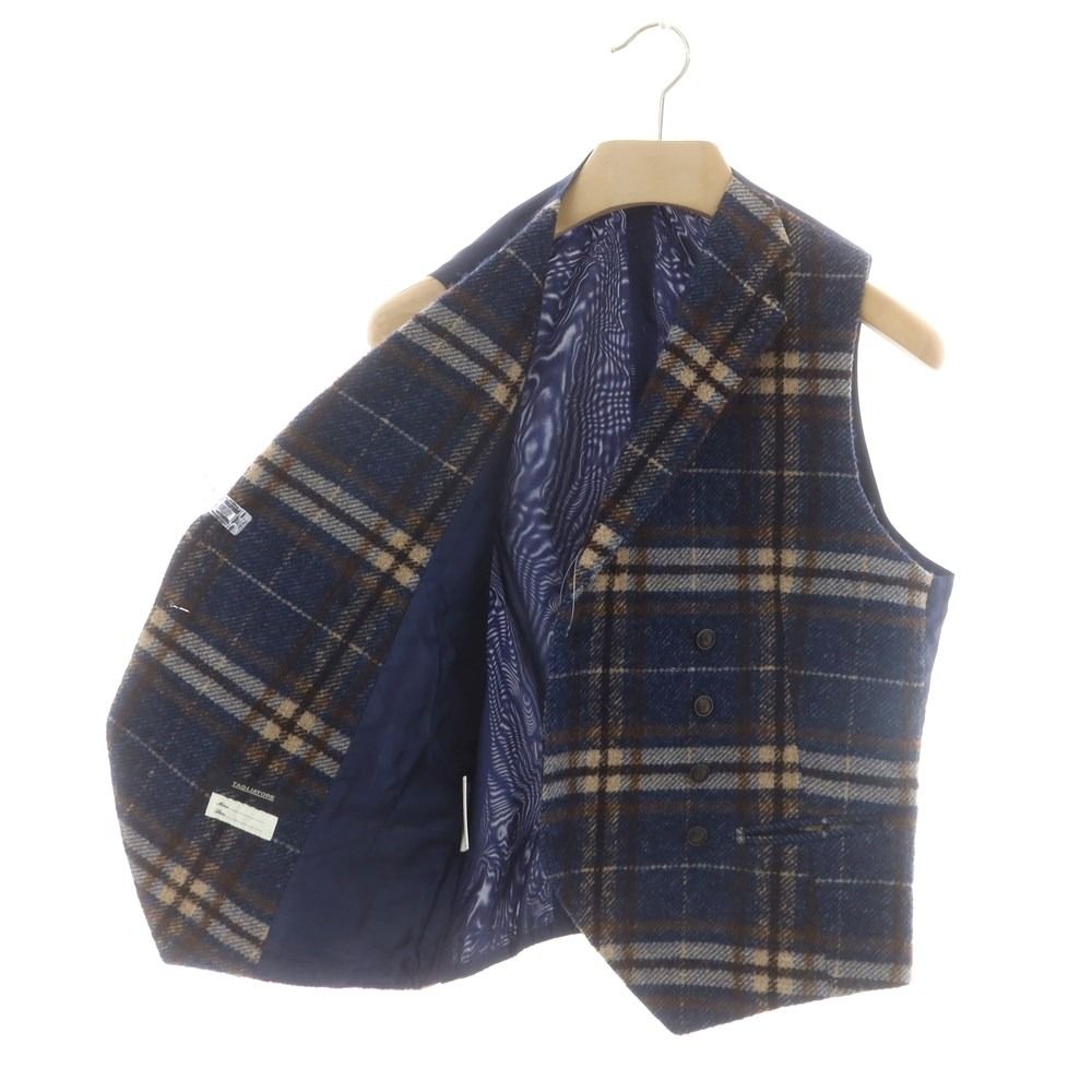 【TAGLIATORE】タリアトーレ チェック ジレ 中古】タリアトーレ TAGLIATORE ウール チェック カジュアル系ジレ