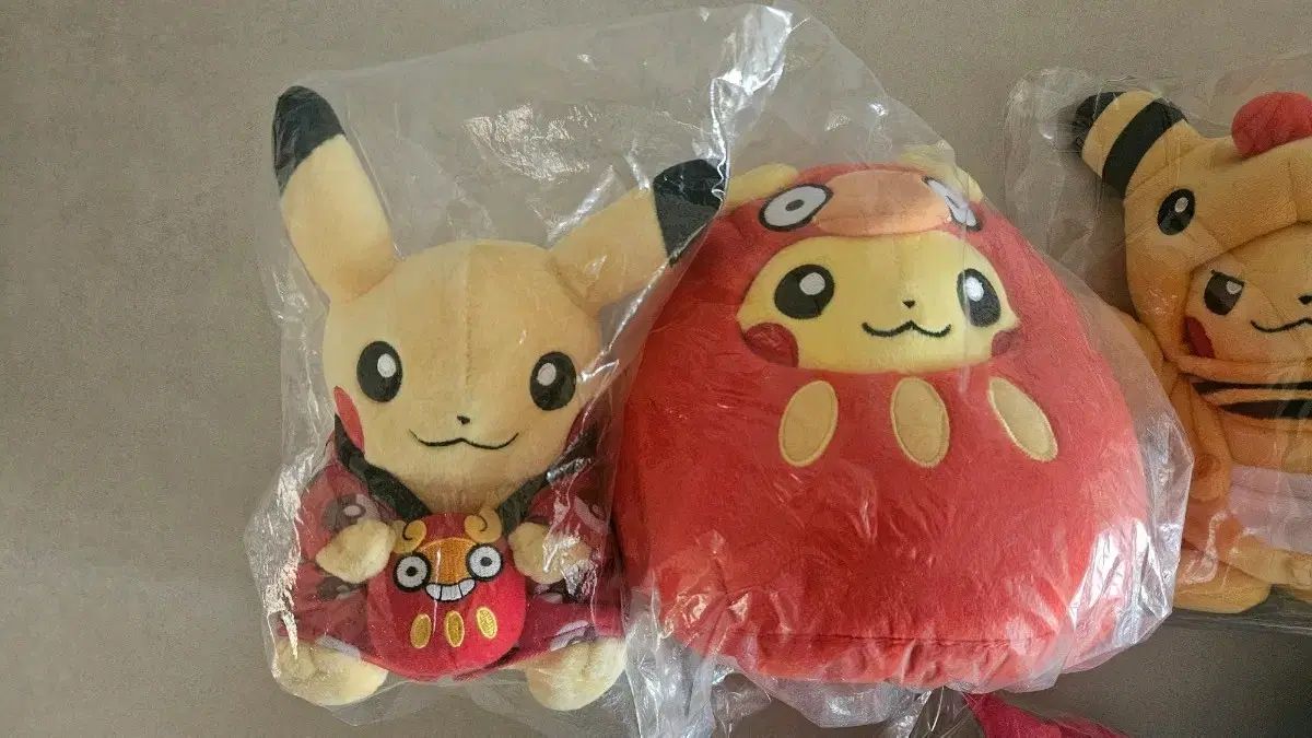 だるまピカチュウ ダルマッカピカチュウ ピカチュウぬいぐるみ ポケットモンスターぬいぐるみ