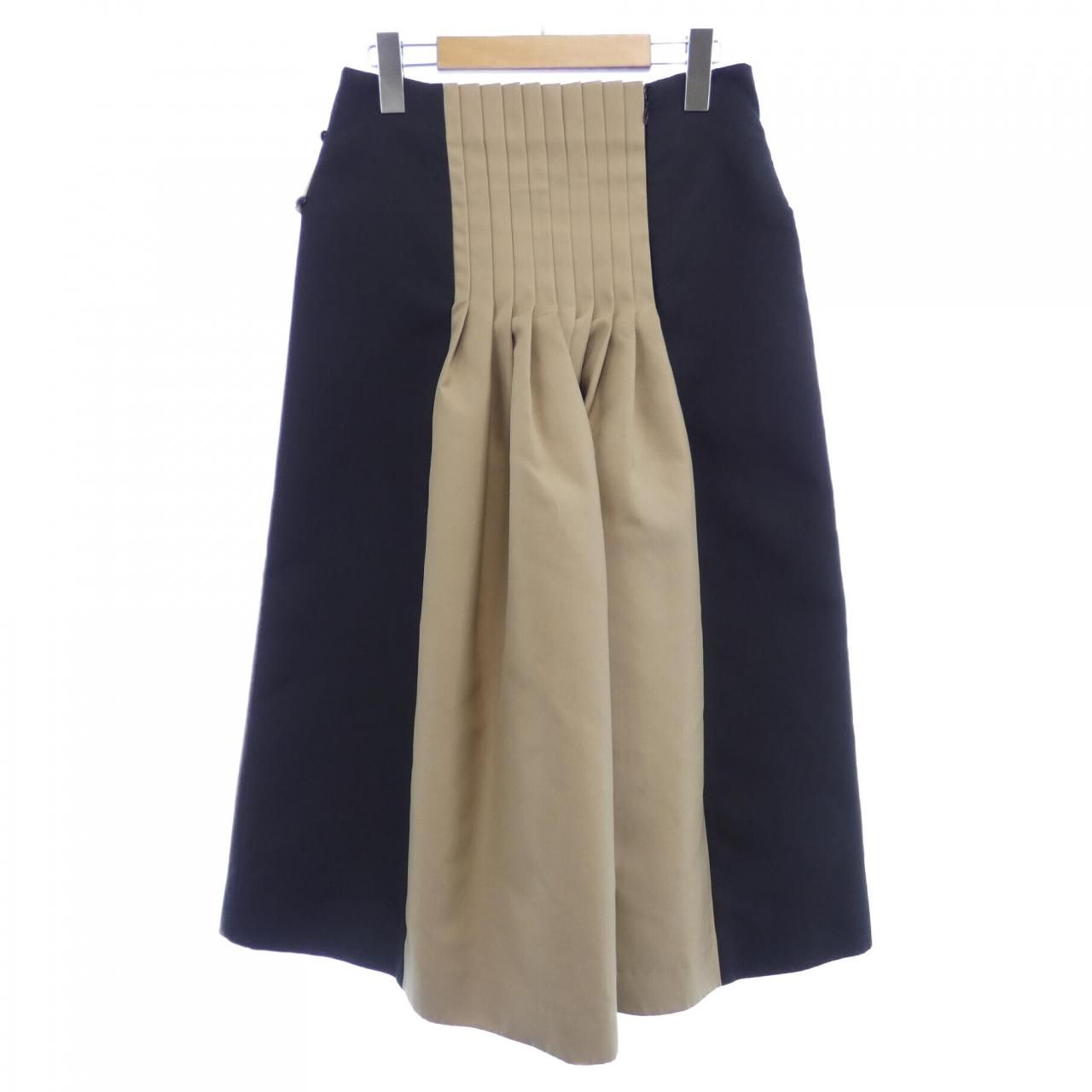 シクラス CYCLAS スカート ボタニカル柄 ラップ風ロングスカート