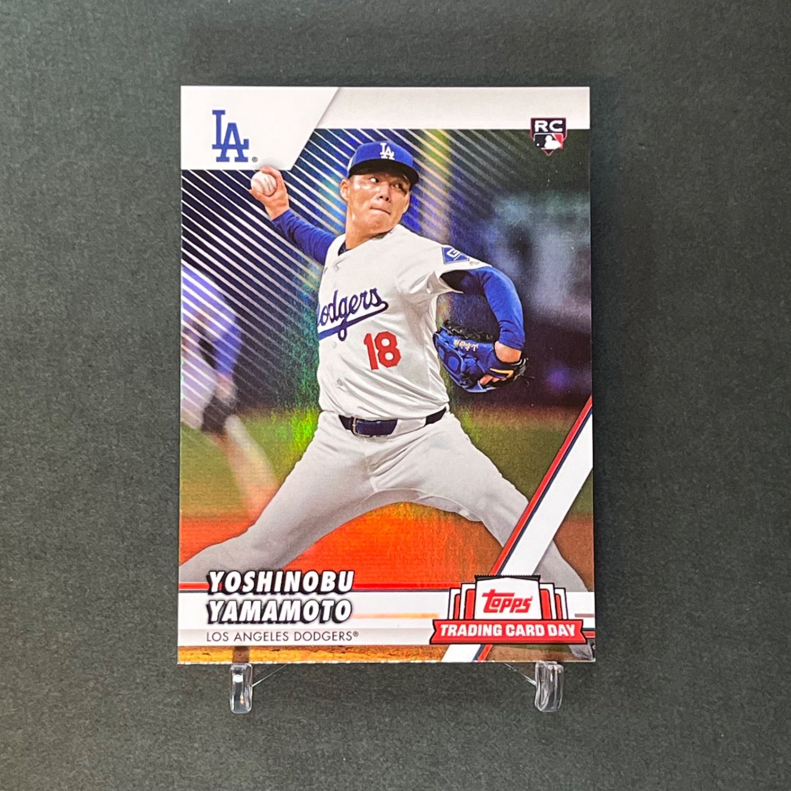 ドジャースタジアム限定配布未開封品】大谷翔平山本由伸収録 Topps