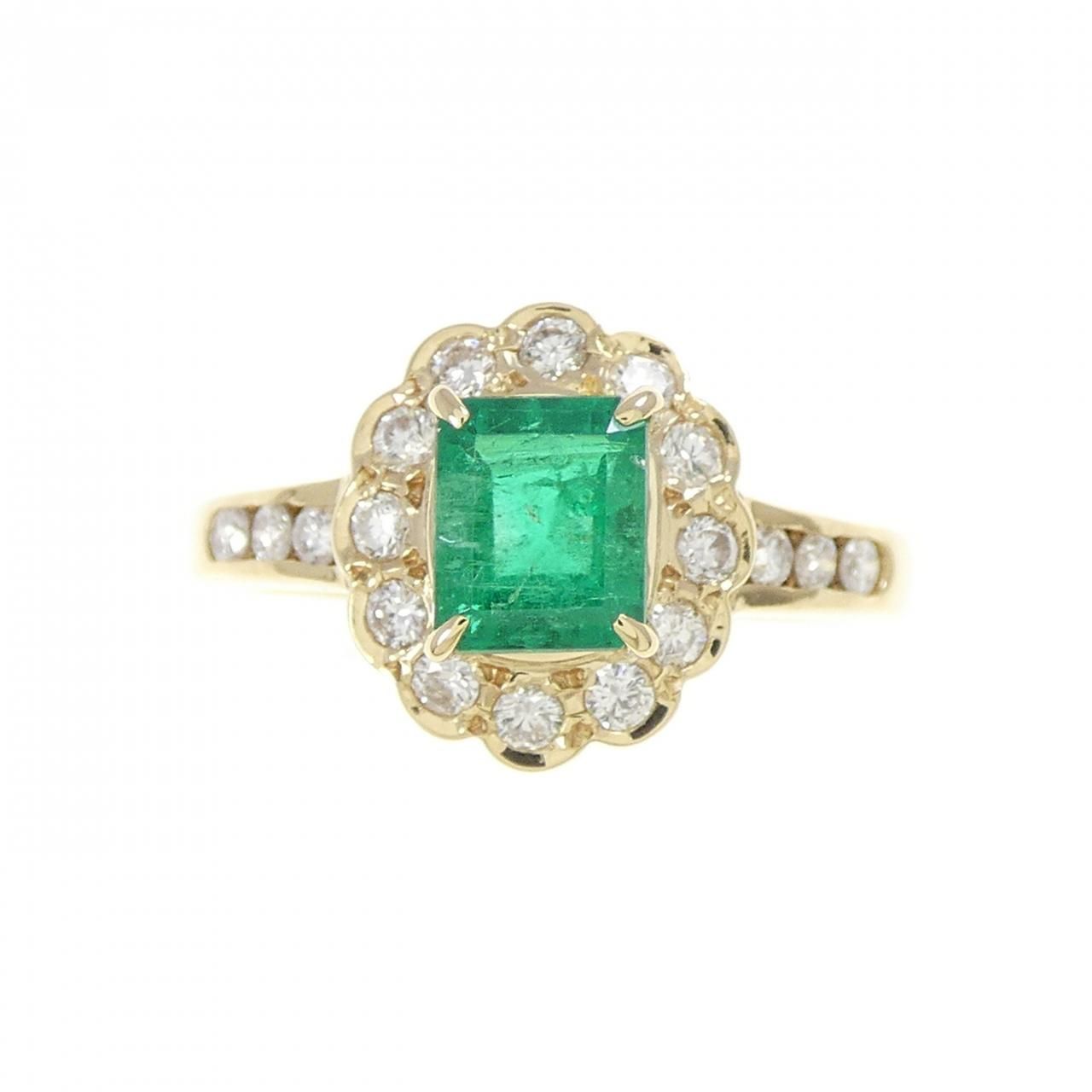 K18YG エメラルド