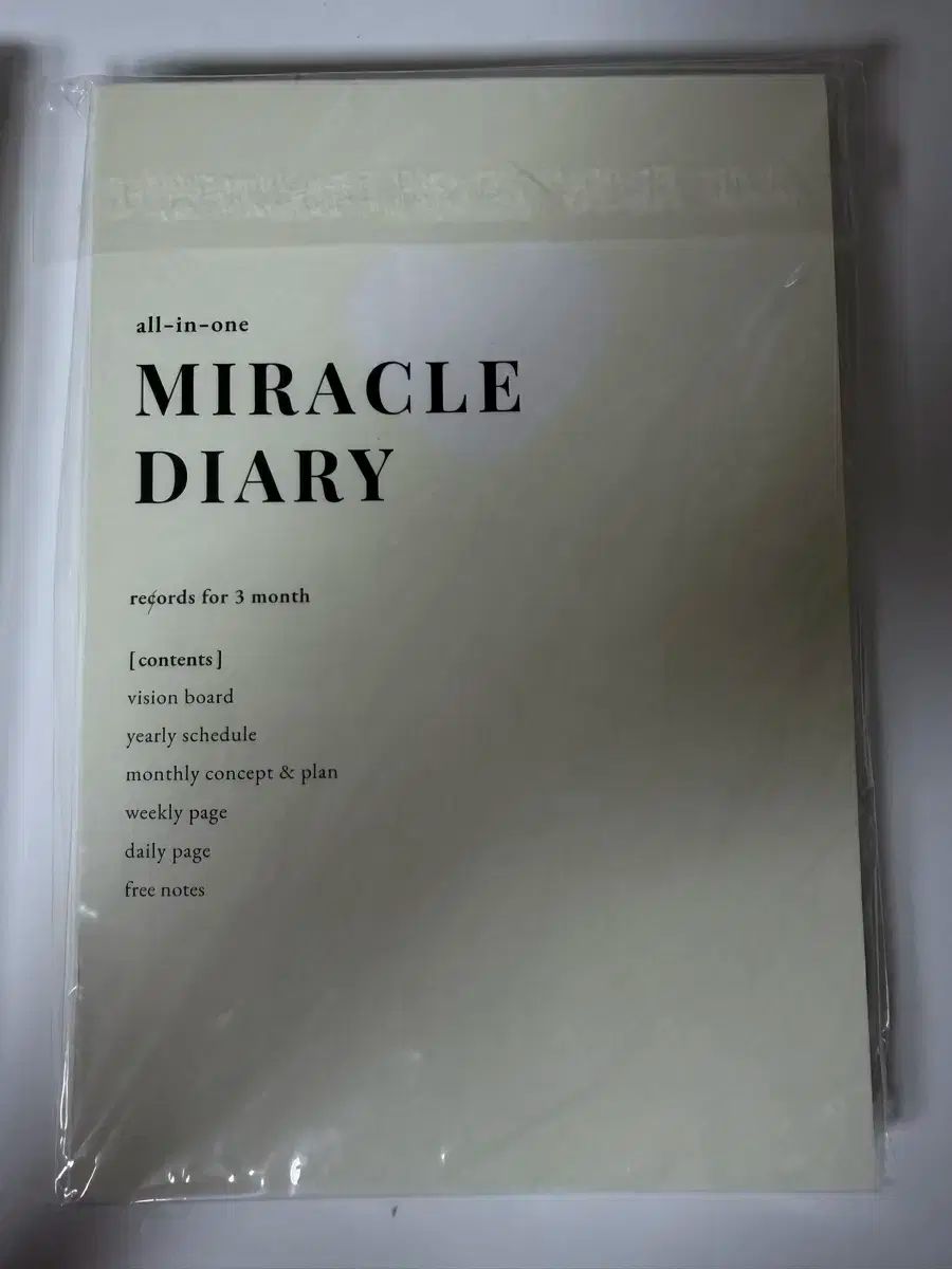 ミラクルダイアリーノート