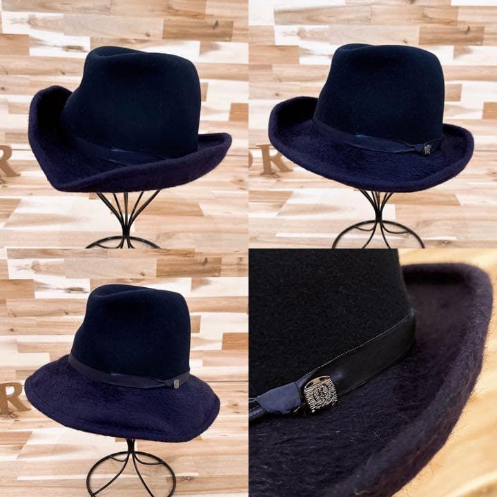 中折れハット ウール