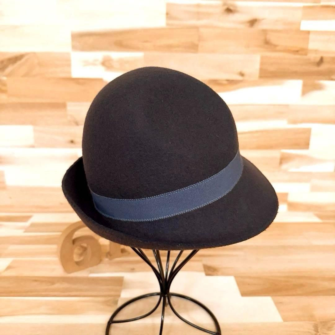  ミュールバウアー フェルト ウール 中折れハット メタル ロゴ グレージュ ウールハット フェルトハット ハット