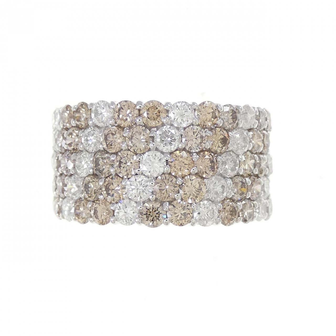 K 18 WG ダイヤモンド リング 3.00 CT