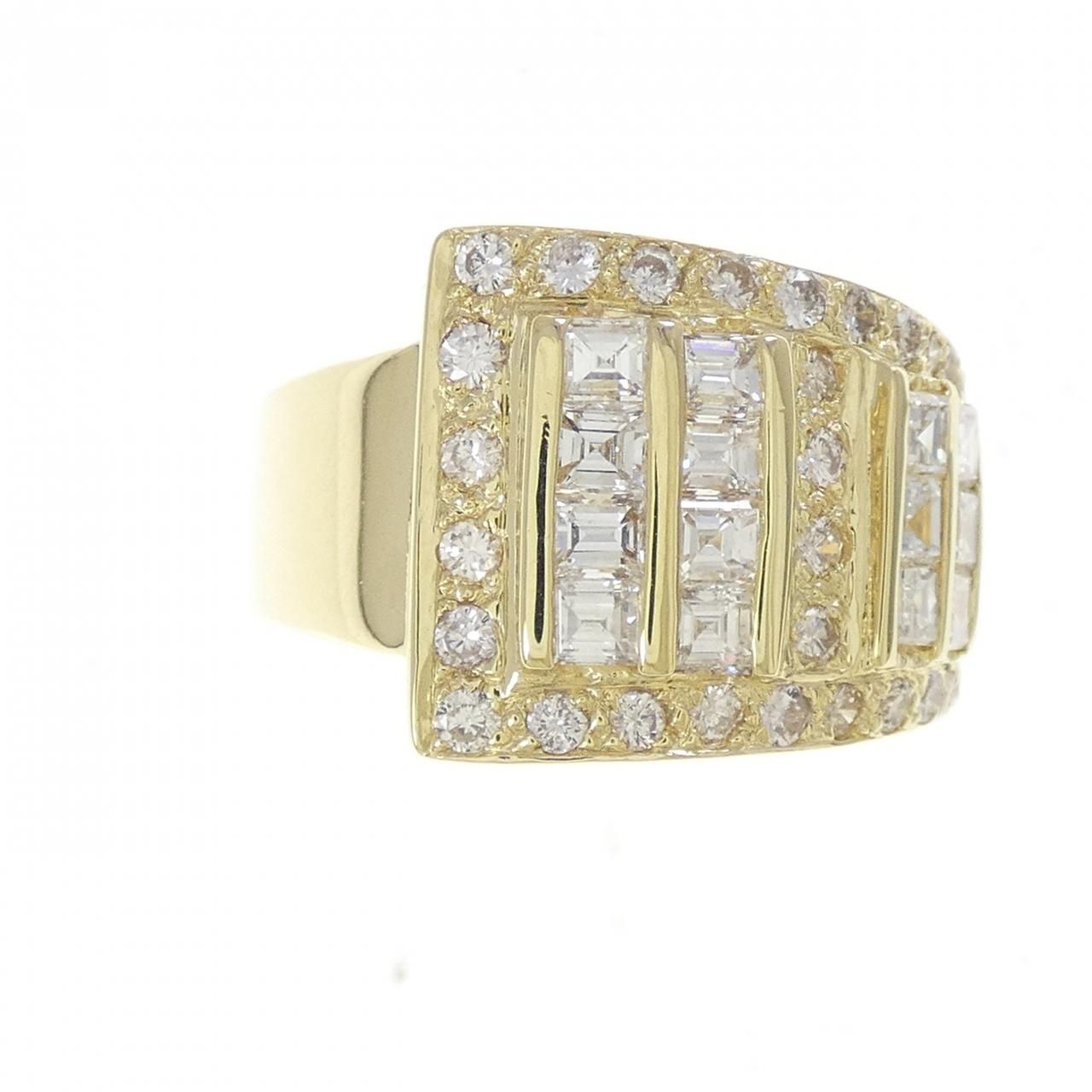K 18 YG ダイヤモンド リング 1.77 CT
