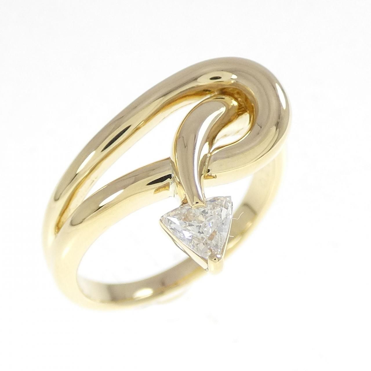 K18YG ダイヤモンド リング 0.22CT