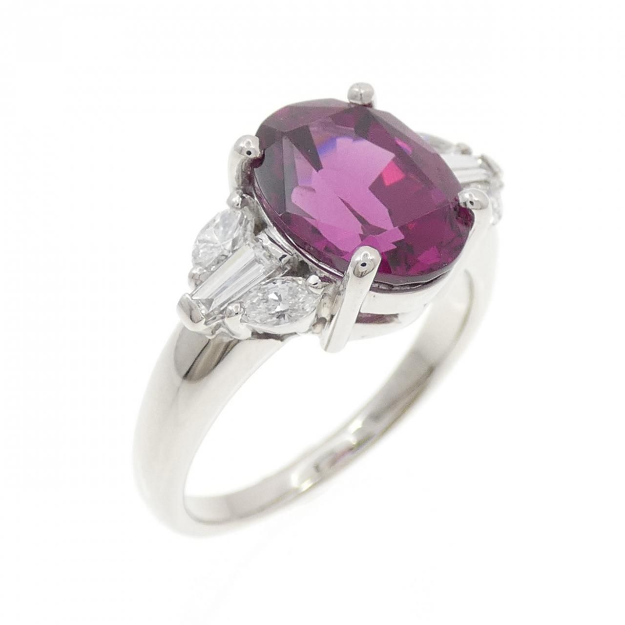 PT 900 ガーネット リング 4 60 CT