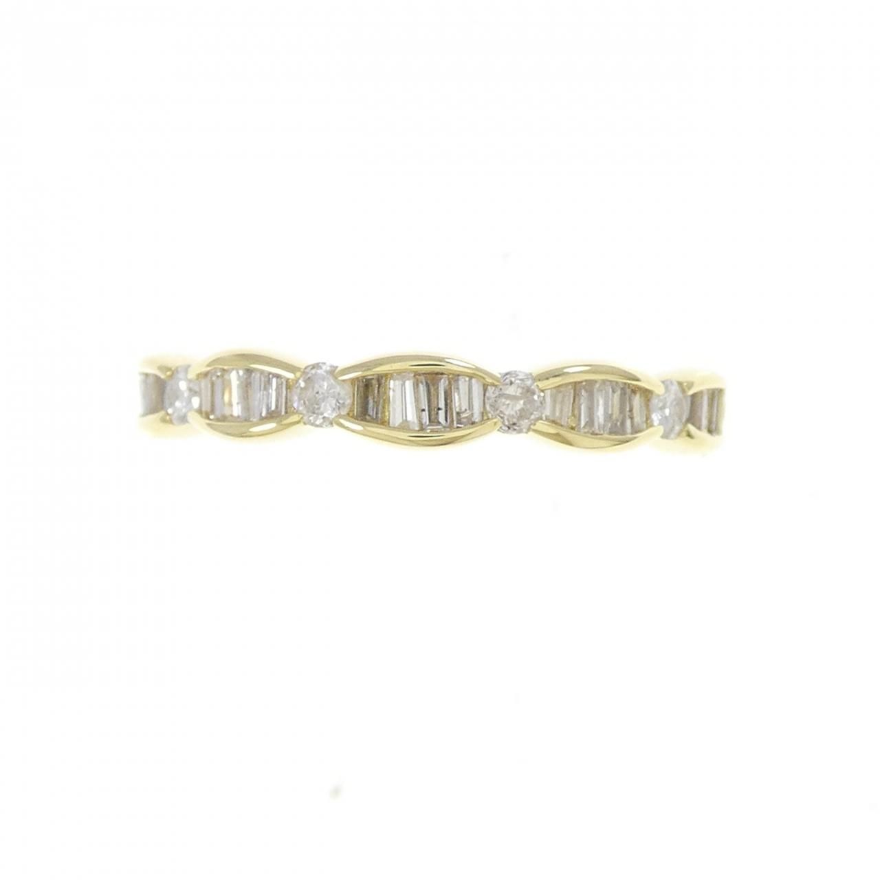 K 18 YG ダイヤモンド リング 0.43 CT