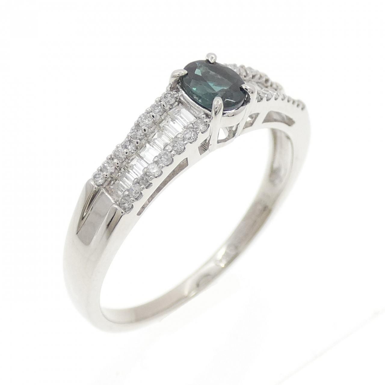 PT900 グリーンガーネット リング 0.388CT