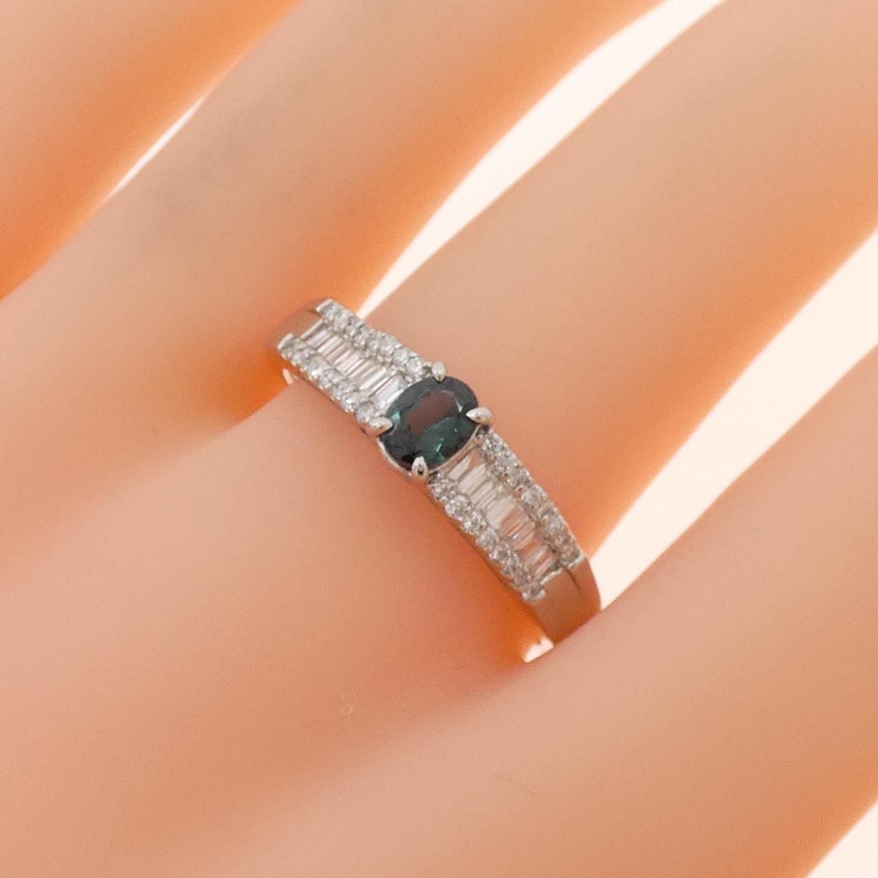PT900 グリーンガーネット リング 0.388CT - メルカリ