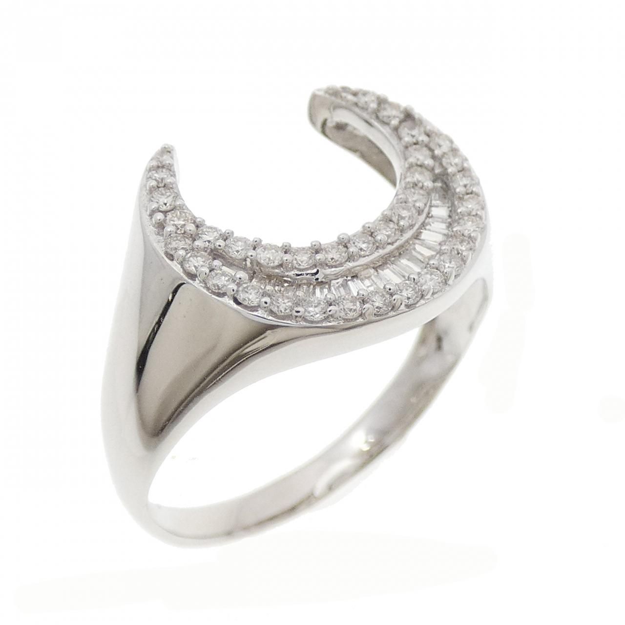 K18WG ダイヤモンド リング 0.30CT