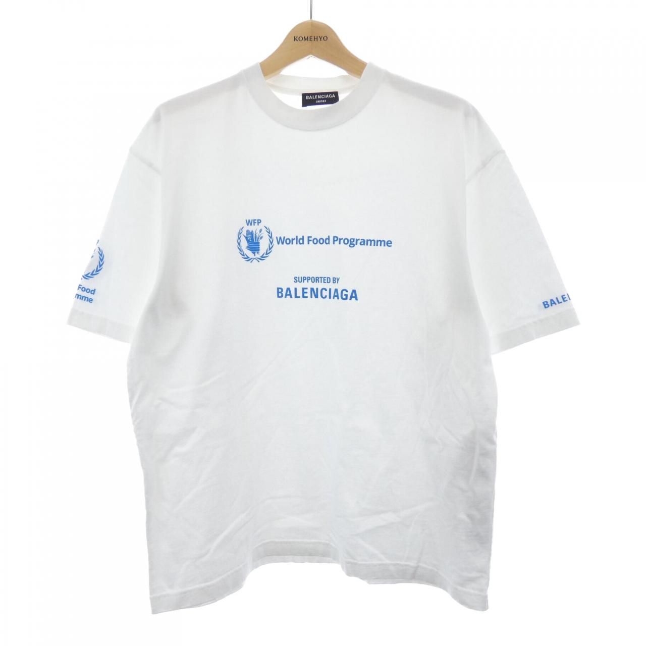 バレンシアガ BALENCIAGA WORLD FOOD PROGRAMME 612966 TMVL2 UNISEX Tシャツ