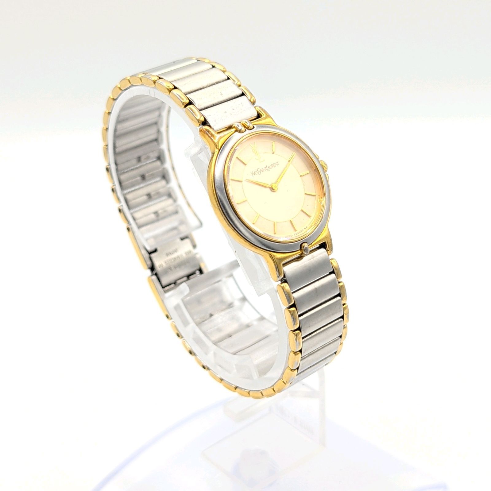 Yves Saint Laurent 2200-228481 Watch quartz Gold Silver Combi Y2K