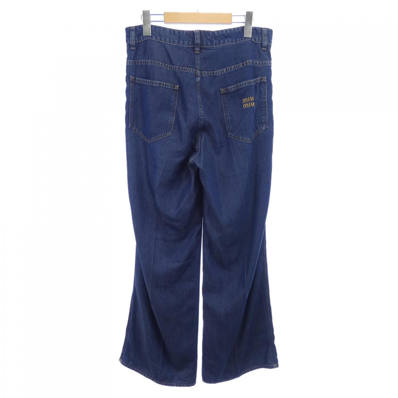 ミュウミュウ MIU MIU MIUMIUロゴ GWP473 S232 1295 ジーンズ