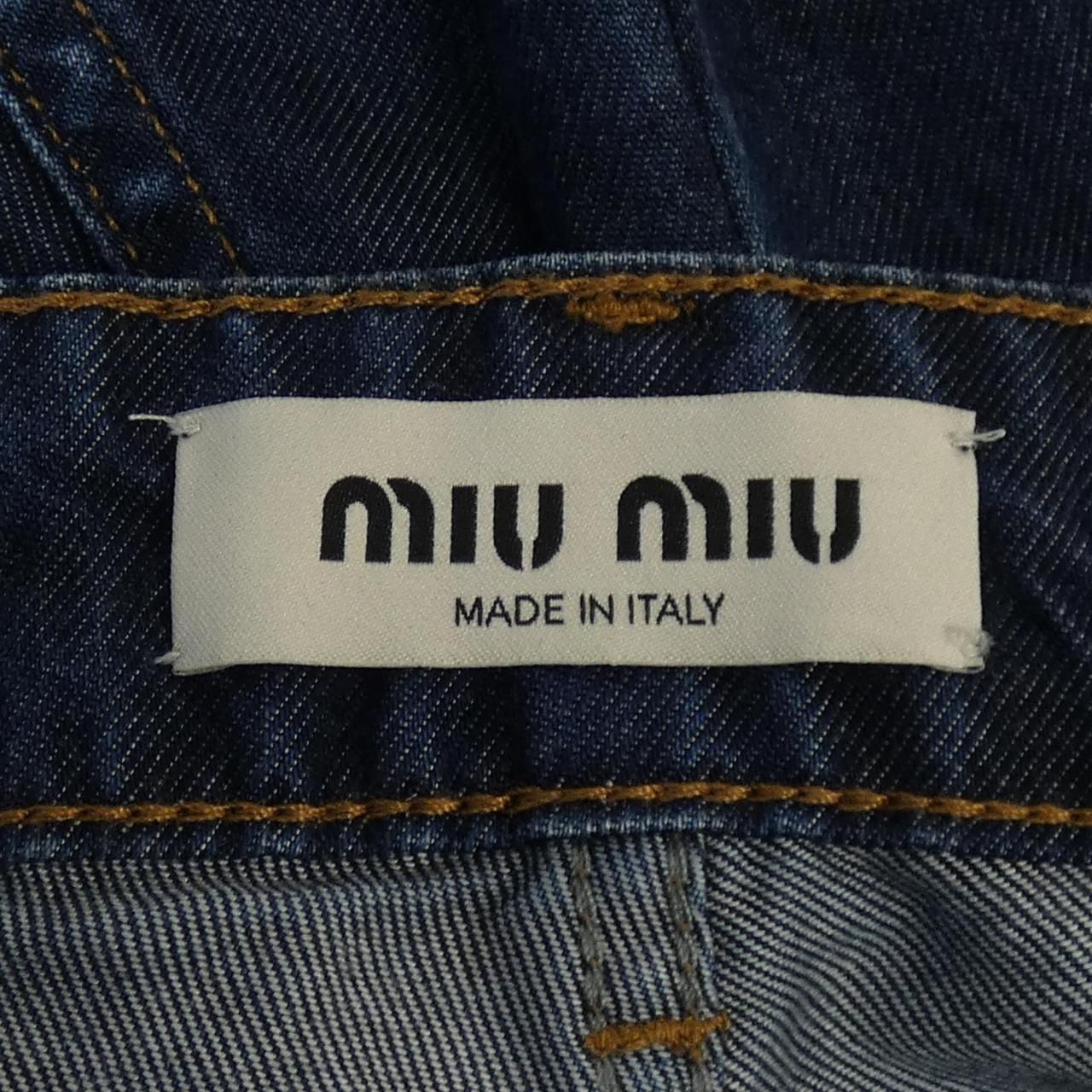  ミュウミュウ MIU MIUMIUロゴ GWP 473 S 232 1295 ジーンズ その他 パンツ