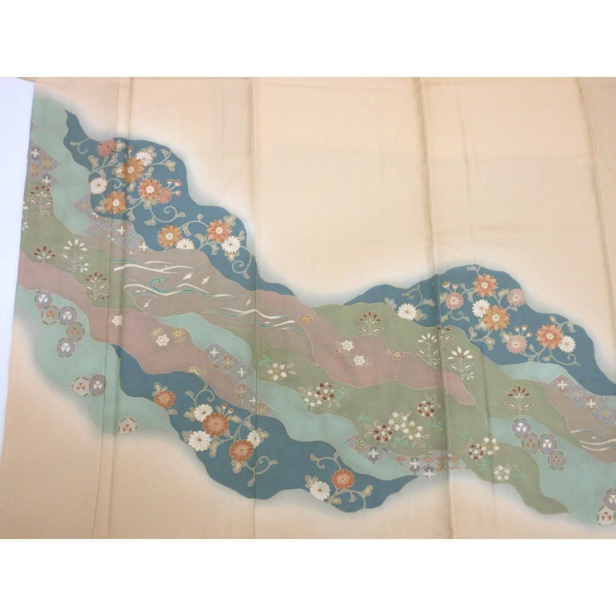  訪問着 菱屋六右ヱ門 裄丈Ｓ寸 訪問着 付け下げ 着物反物