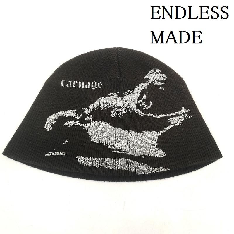 古着 ENDLESS MADE ビーニー ニット帽 xgang メンズ - ISItems 古着 50147039