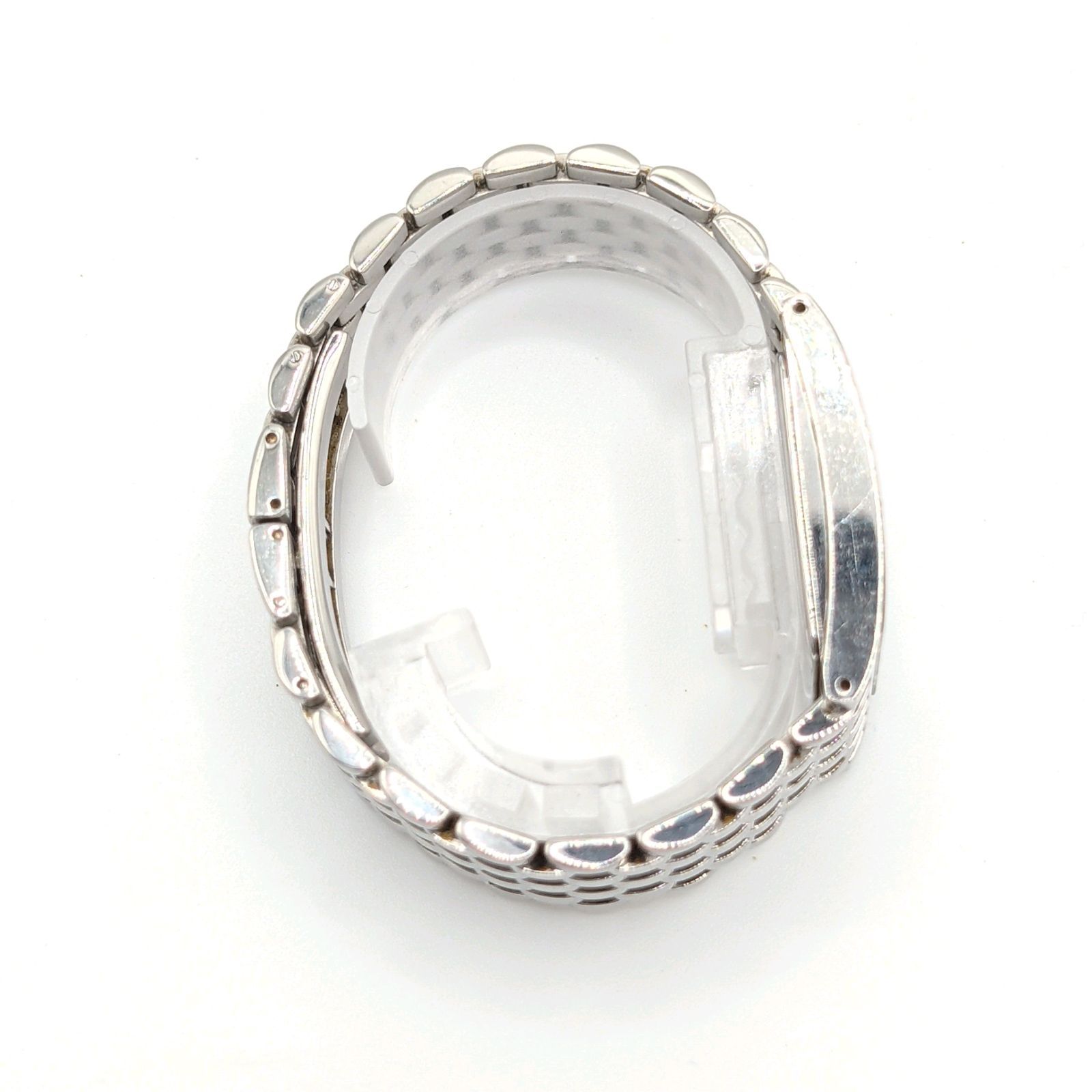 ALFREDO VERSACE Watch Men's Quartz Square silver Y2K 00S Vintage