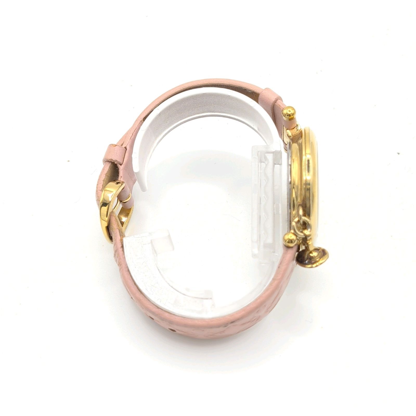 Vivienne Westwood Watch Ladies Quartz Round Gold Pink dial Y2K 00S 