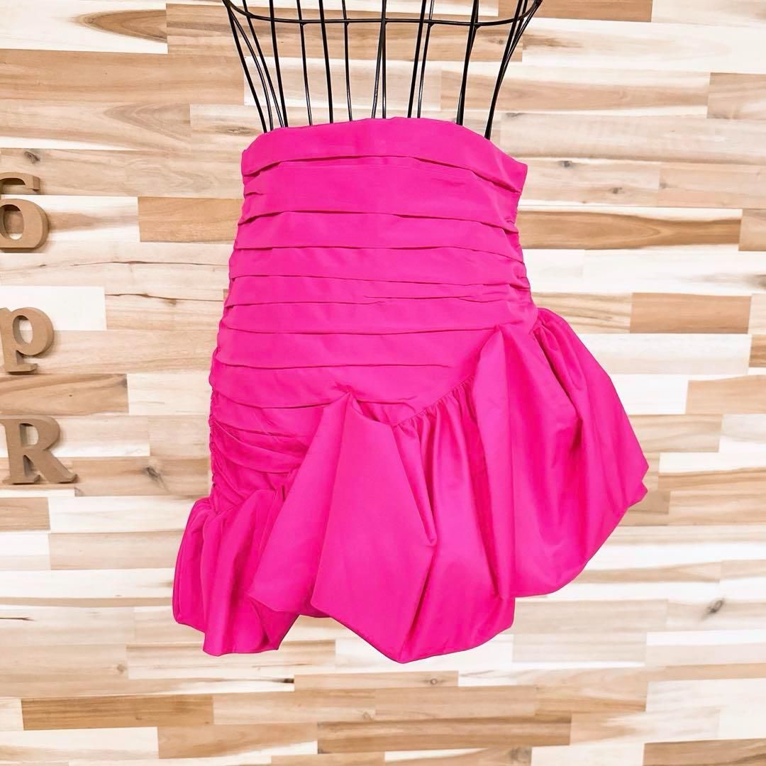 ザラ ビビット アシンメトリー レイヤード スカート XS ピンク