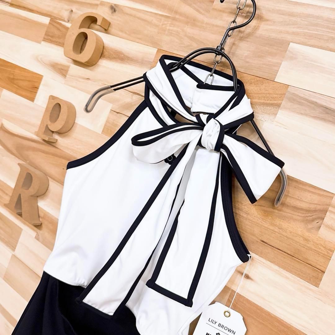 未使用【マリークワント×リリーブラウン】限定コラボ ホルターネック