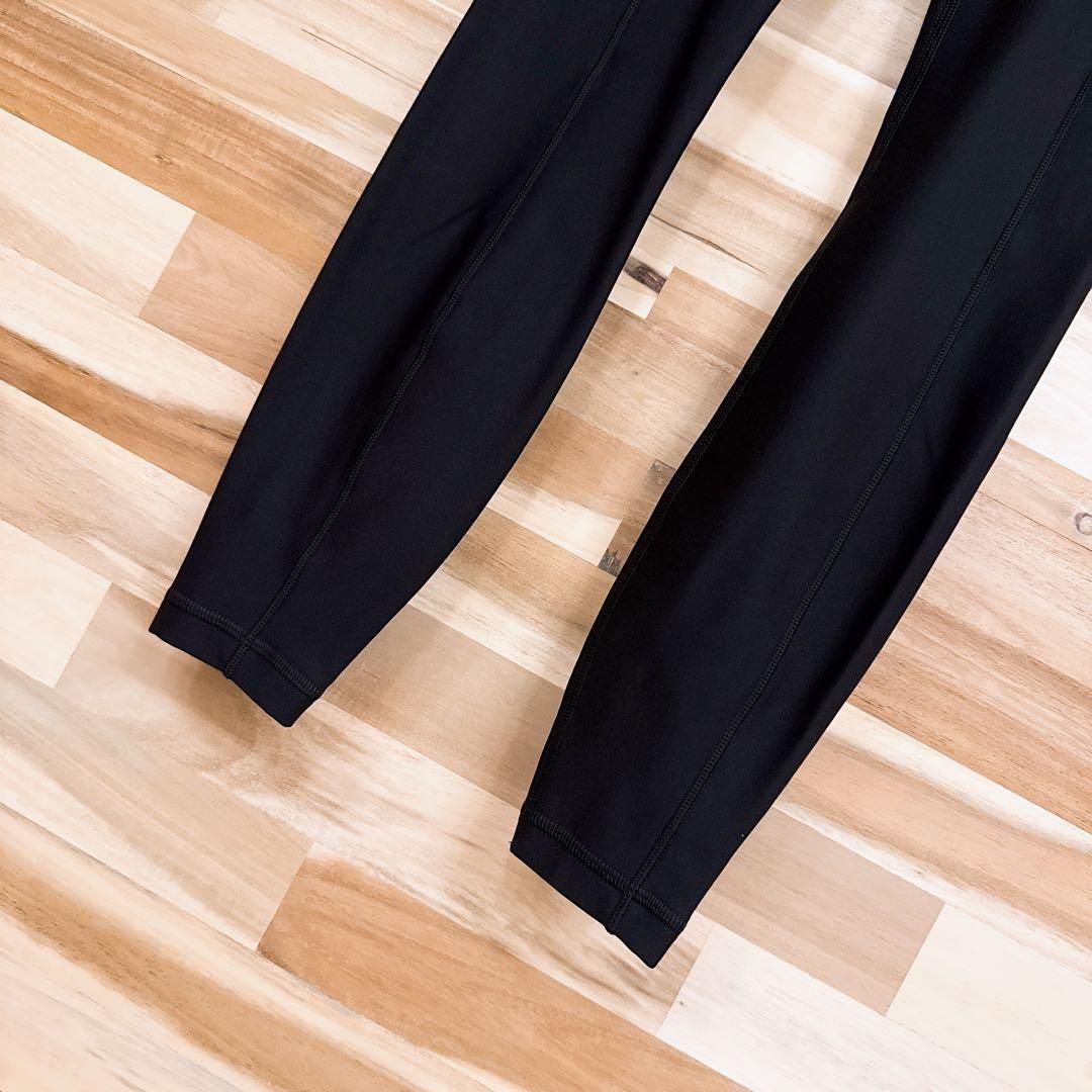 未使用【ルルレモン】裏起毛 ランニング タイツ 撥水 ストレッチ XS黒ブラック 未使用【ルルレモン】裏起毛 ランニング タイツ 撥水 ストレッチ XS黒