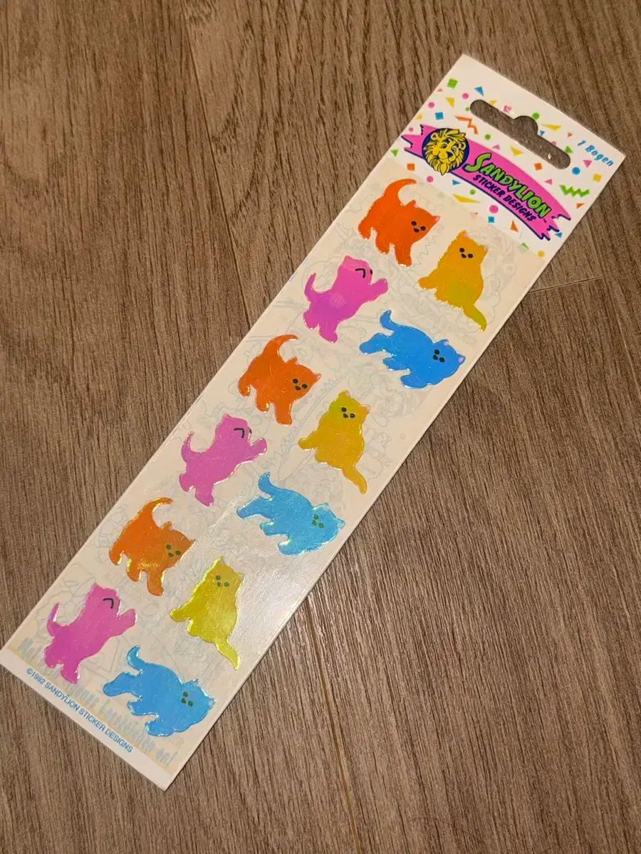 本 サンディライオン ステッカー 赤ちゃん 猫 ニップ