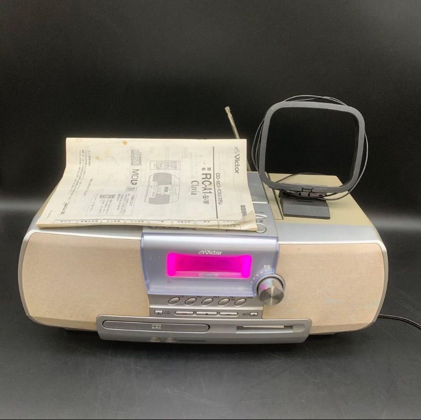 EF 1005 3 2 VictorClavia CDMD ビクター クラビア CD MD コンポ RC A 1 S カセット