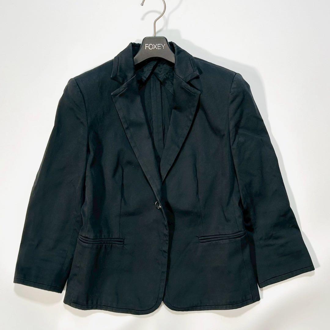 MAX MARA マックスマーラ 白タグ セットアップ パンツスーツ ビジネススーツ 1B ブラック 38 Mサイズ