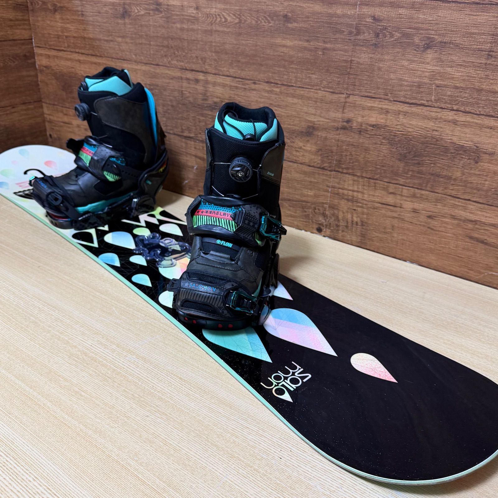 SALOMON サロモン レディース スノーボード 3点セット ボード 135cm