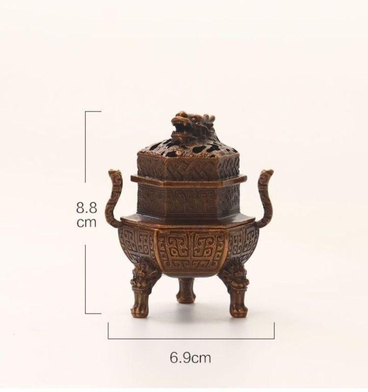 手提竜香炉 銅器 香炉 茶道具 香道具 工芸品 美術品 置物 手提竜香炉 銅器 香炉 茶道具 香道具 工芸品 美術品 置物 高岡銅器 香炉