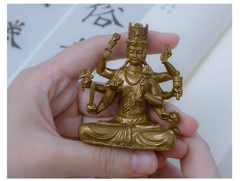 仏教美術 仏像 大随求菩薩 小仏像 銅製 銅器 仏教美術 仏像 大随求菩薩 小仏像 銅製 銅器 - メルカリ