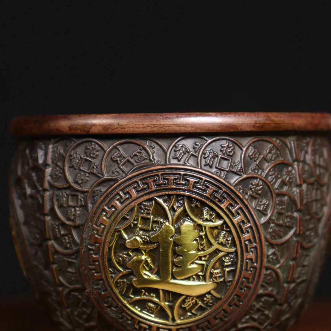 銅製 象 開運 風水 招財 置物 工芸品 装飾品 銅器 招財進宝壺 聚宝盆 開運 風水 招財 置物 工芸品 装飾品 - メルカリ