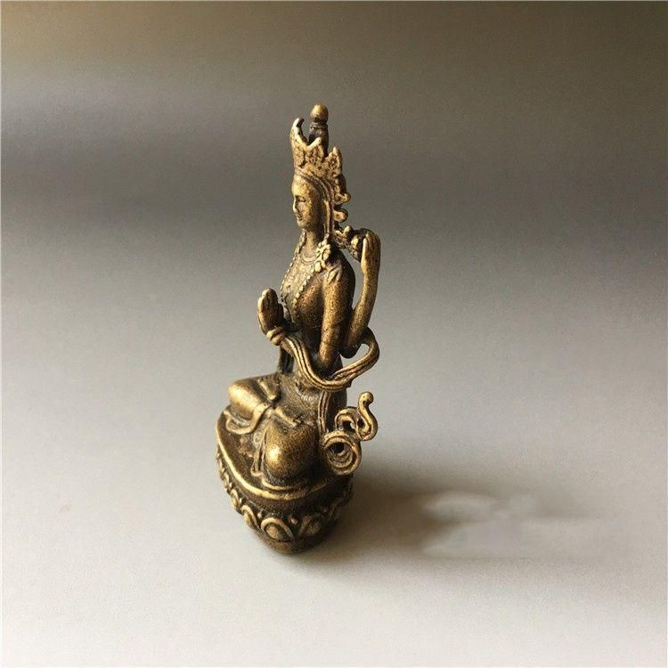 仏教美術 仏像 四臂仏 小仏像 銅製 銅器 - メルカリ