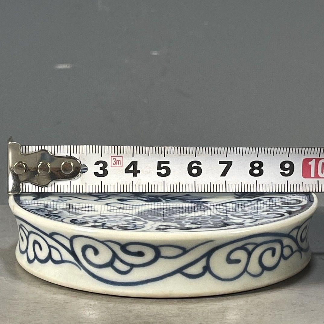 竜紋の筆立て文鎮 装飾品 美品 景徳鎮 陶磁器 工芸品