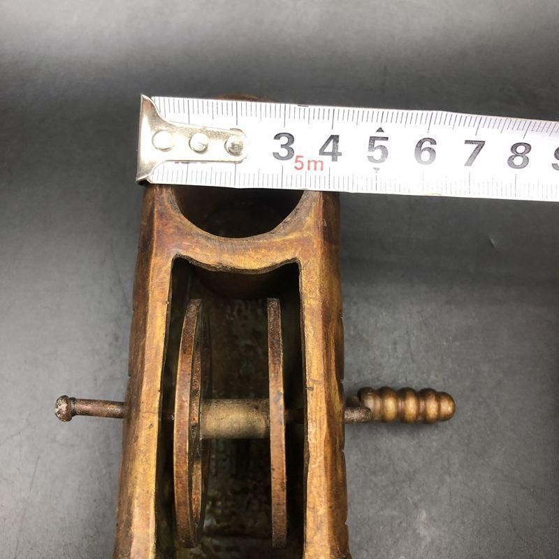 墨斗 虎頭墨斗木工画具 銅器 工芸品 美術品 置物 - メルカリ