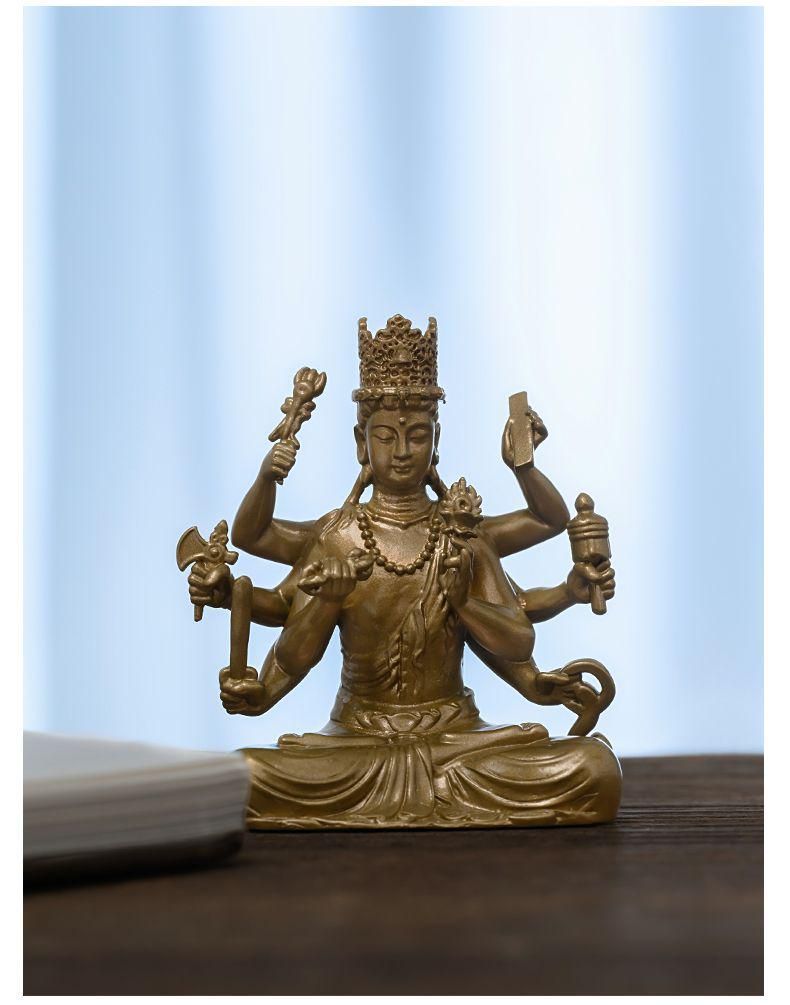 仏教美術 仏像 大随求菩薩 小仏像 銅製 銅器 - メルカリ