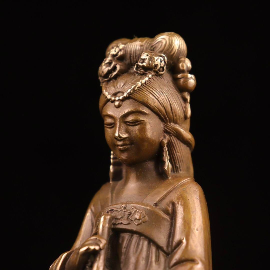 銅器 銅像 琴棋書画仕女銅像 芸術品 書斎 玄関 客間 装飾品 工芸品