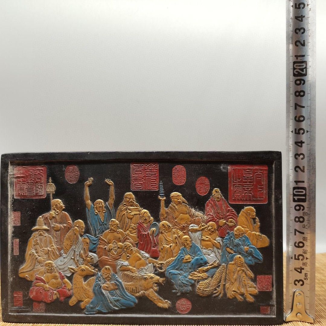 黒墨塊 墨条 十八羅漢 書道具 文房具 工芸品 美術品 置物 Amazon.co.jp: 黒墨塊 墨条 十八羅漢 書道具 文房具 工芸品 美術品