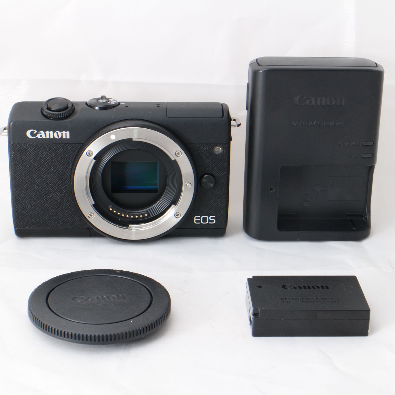 Canon ミラーレス一眼カメラ EOS M200 ボディー ブラック EOSM200BK-BODY キヤノン 4358