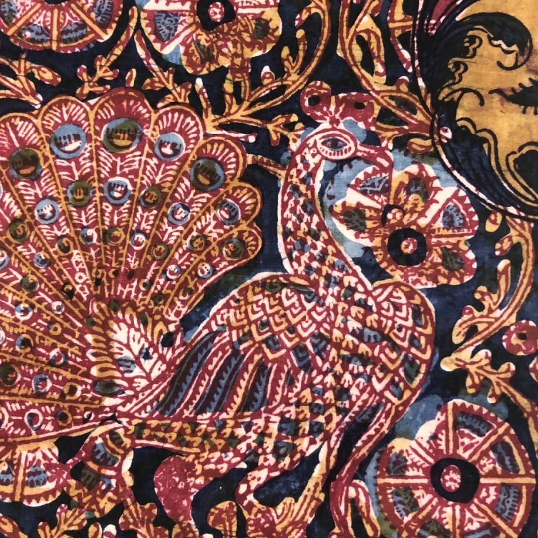  京袋帯 染柄 動物 虎 孔雀 花模様 創作 O-5749 名古屋帯 帯