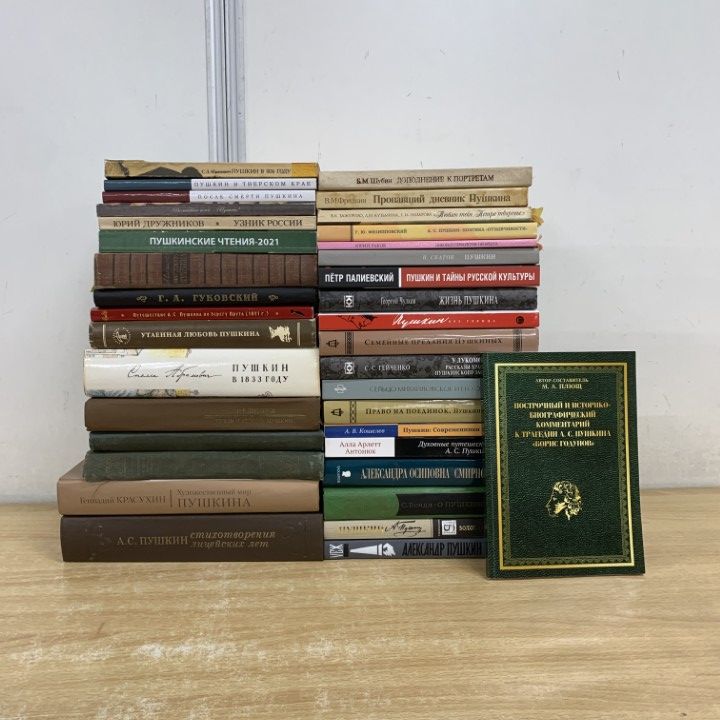 01 ! プーシキンのロシア語などの洋書 約30冊大量セット 本 文学 文芸 小説 詩人 人生 物語 日記 詩学 ロシア文化 B